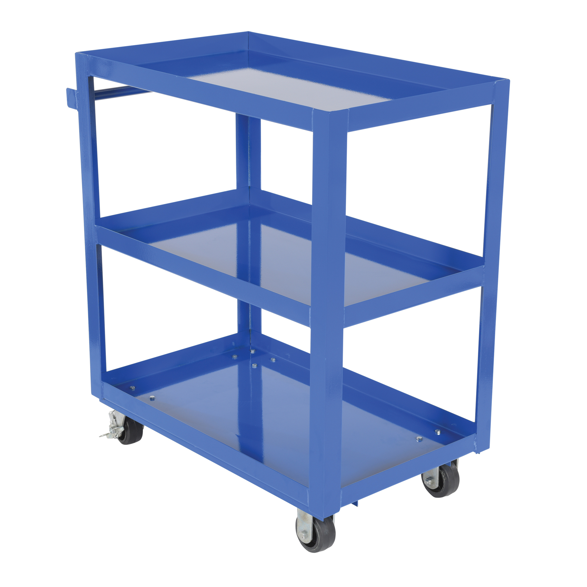 Vestil Steel Service Cart - 3 Shelves, 1000-Lb. Capacity, Model# SCS3-2236